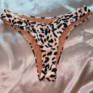 Cheetah Print Bikini Bottom